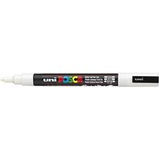 Posca UNI-BALL MARKER PEN PC-3M WHITE 3 PACK OF PENS