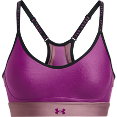 Clothing Under Armour Infinitu Covered Sports Top Low Support Purple Woman