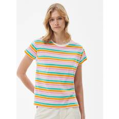 Barbour Women T-shirts & Tank Tops Barbour Evergreen Waterfall Stripe T-Shirt 10, WATERFAL
