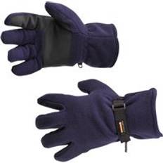 Gloves & Mittens Portwest Insulatex Lined Fleece Gripper Gloves Navy One