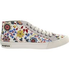 SeaVees California Special Liberty Lace-Up Multicolor Canvas Womens Plimsolls Multicolour