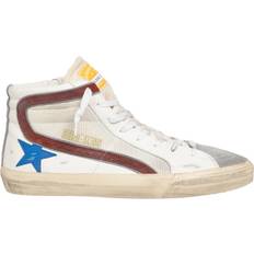 GOLDEN GOOSE Shoes GOLDEN GOOSE White Mid Star Sneakers 82364 WHITE/GREY/BLU IT