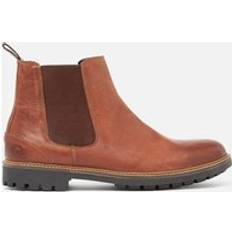 Chatham Men's Chirk Premium Leather Chelsea Boots Dark Tan Brown