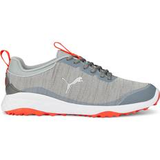 Puma 13.5 Golf Shoes Puma Fusion Pro Spikeless Shoes Grey/Silver/Red