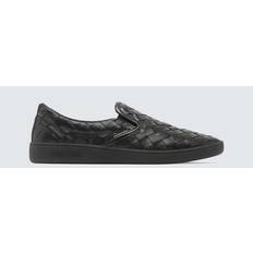 Bottega Veneta Intrecciato leather slip-on sneakers black