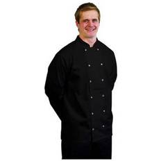 Clothing BonChef Adults Danny Long Sleeved Chef Jacket Black