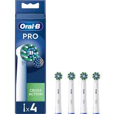Oral-B Oral B CrossAction White Toothbrush Head Pack of 4 Counts
