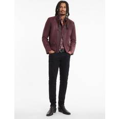 John Varvatos Sullivan Racer Jacket Dark Plum IT