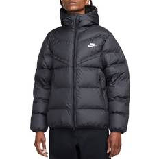Nike Men - Winter Jackets - XL Nike Men's Windrunner PrimaLoft Storm-FIT Hooded Puffer Jacket -Black/Sail