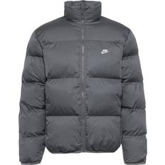 Nike Grey - L - Men - Winter Jackets Nike Men's Sportswear Club Puffer Jacket - Iron Grey/White