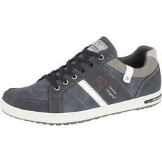 Route 21 Denim Original Lace Up Casual Trainers Navy