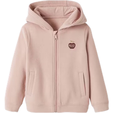 Vertbaudet Girl's Hooded Sweatshirt - Pink