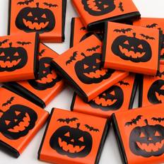 Italian Options Halloween Pumpkin Neapolitan Milk Chocolate Pack of 100