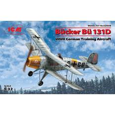 ICM 32030 1:32 Bucker Bu 131D, WWII German Training Aircraft