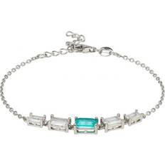 Latelita Clara Gemstone Bracelets Silver Paraiba Tourmaline Blue One