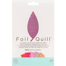 American Crafts We R Memory Keepers Foil Quill Foil Sheets 4"X6" 30/Pkg-Flamingo