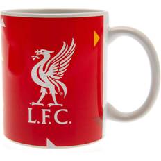 Ceramic - Red Espresso Cups Score Draw Liverpool FC Crest Espresso Cup