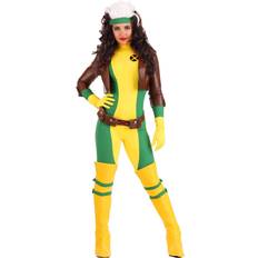 Charades Women's X-Men Rogue Premium Costume Yellow/Green