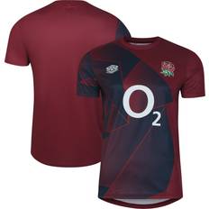 Umbro England Rugby Warm Up Jersey Red Junior