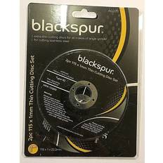 Blackspur 2pc Thin Cutting Disc Set 115mm x 1mm 4.5"