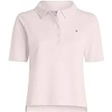 Tommy Hilfiger Women Tops Tommy Hilfiger Damen 1985 Reg Pique Polo Ss S/S Polos, Whimsy Pink