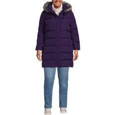 Lands' End Women Coats Lands' End Womens Down Winter Coat Blackberry Petite