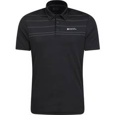 Clothing Mountain warehouse Mens Away IsoCool Polo Shirt Black/Blue