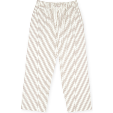 Tekla Hopper Stripes Pyjama Pant - Beige