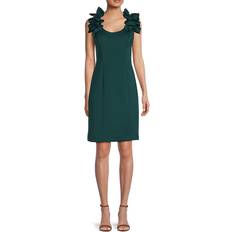 Donna Ricco Mini Dress Green