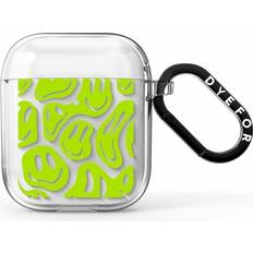 Dyefor Green Happy Face AirPods Case