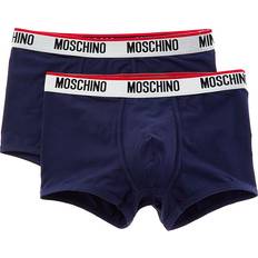 Moschino Men's Underwear Moschino 2pk Trunk Blue