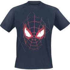 Spider-Man Spider-Man Miles Morales Mask T-Shirt dark blue