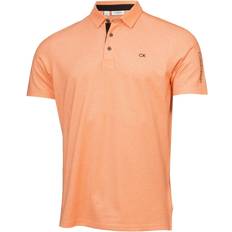 Calvin Klein Polo Shirts Calvin Klein Mens Uni Golf Polo Shirt - Orange