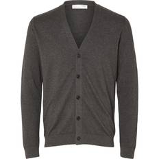 Men - Viscose Cardigans Selected Long-sleeved Knitted Cardigan