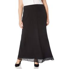 Alex Evenings Plus Maxi Skirt Black Black