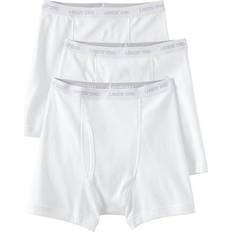 Lands' End Men's Underwear Lands' End Men's 3-pack Knit Boxer Briefs, Medium, White