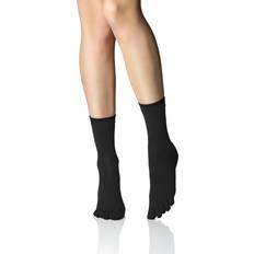 Clothing IOMI Pair Footnurse Toe Socks Black 6-11