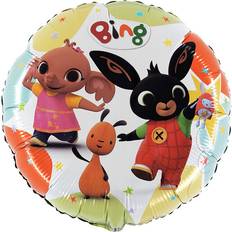 Anagram Foil Balloon 18"-45cm Bing & Friends-Not PACKAGED, Multicolor, 7AL18033