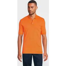 Lands' End Men Polo Shirts Lands' End Men's Short Sleeve Interlock Polo Shirt, XXL, Orange