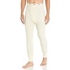 Indera Men Tall Cotton Heavyweight Thermal Pant Natural