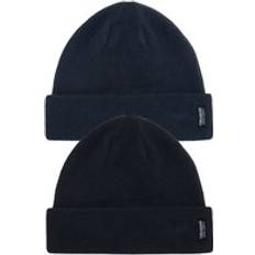 Clothing Threadbare 'Tom' Pack Beanie Hat Black One