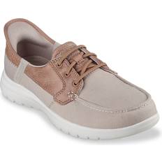 Skechers Women's Slip-ins: On-the-GO Flex Palmilla Shoes Taupe Textile Machine Washable Taupe