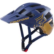 Cratoni MTB-Helm AllSet Pro blau/gold matt