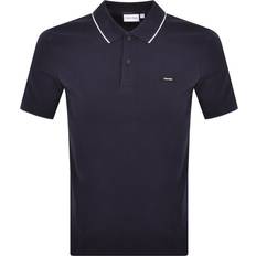 Calvin Klein Blue - Men Tops Calvin Klein Tipping Polo T Shirt Navy