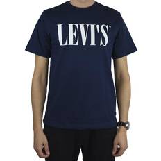 T-shirts & Tank Tops Levi's Relaxed Graphic Tee, Marineblaues Herren-T-Shirt