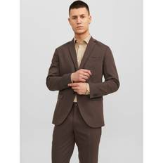 Brown - Men Blazers Jack & Jones Jprfranco Super Slim Fit Blazer