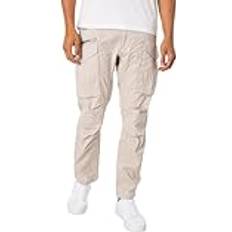 Replay Men - White Trousers Replay Logo Cargo Trousers White x 32L