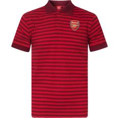 Arsenal F.C. Fc Mens Polo Shirt Striped Marl Yarn Dye Official Football Gift