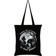 Grindstore Some Of Us Bloom In The Gloom Tote Bag Black