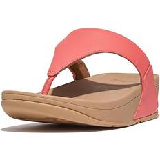 Fitflop Women Flip-Flops Fitflop Women's Lulu Leather Toe-Thongs Sandals Rosy Coral Rosy Coral